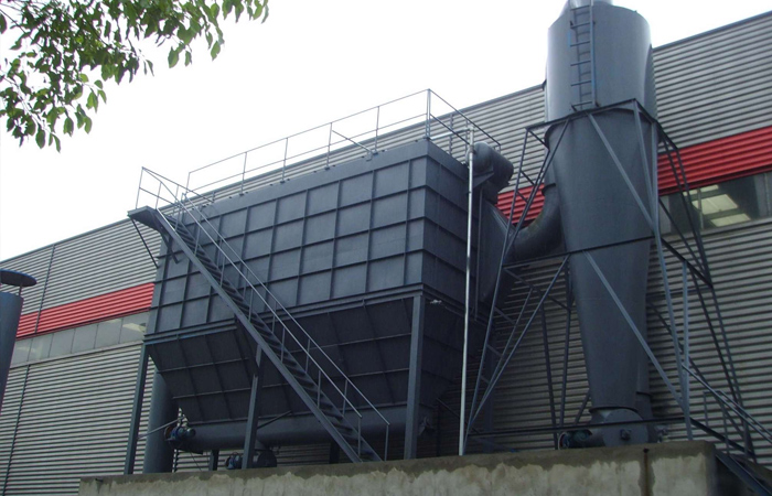 旋風(fēng)布袋除塵器